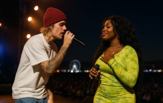 Justin Bieber Serenades Billie Eilish, Duets With SZA in Star-Studded Coachella Weekend 2 Set featured image